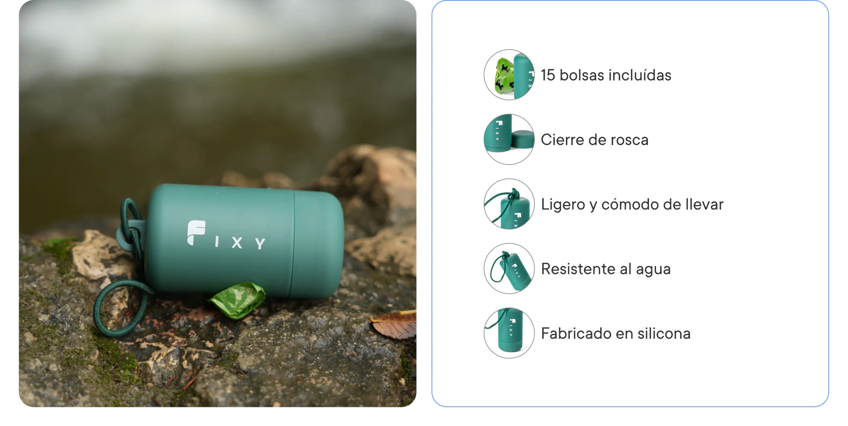 Apartado portabolsas 2 Portabolsas