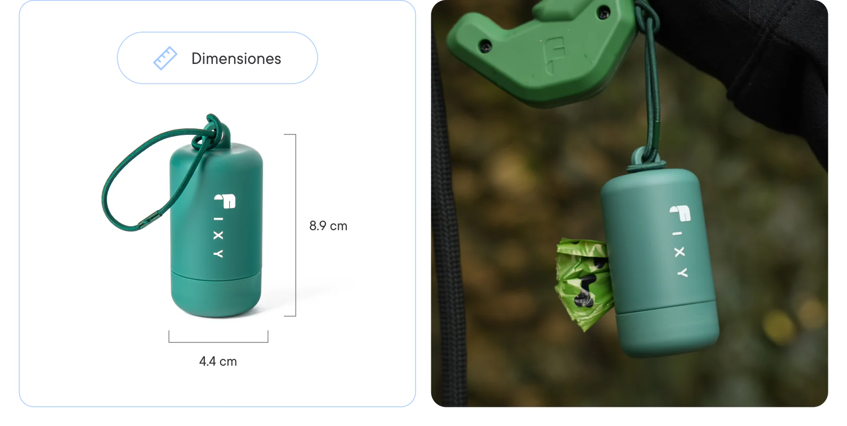 Apartado portabolsas 3 Portabolsas