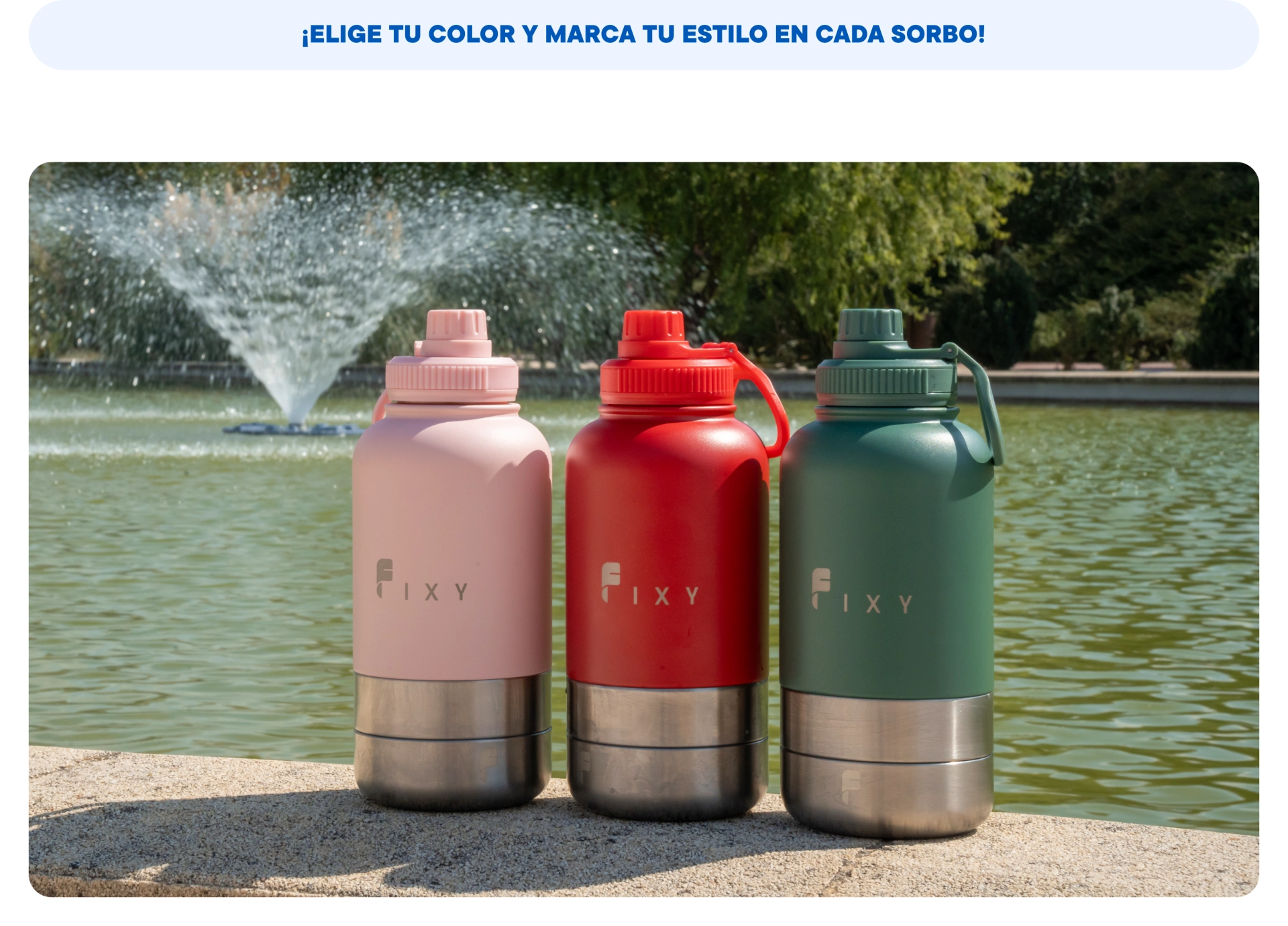 Botellas 1 Botella multifunción para perro