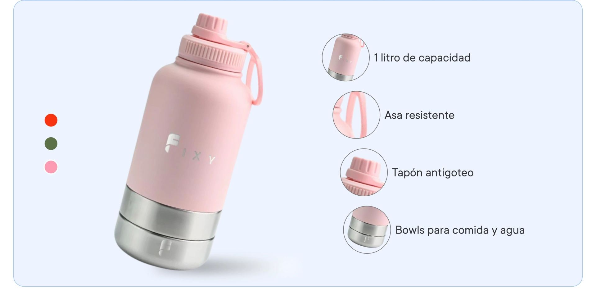 Botellas 2 Botella multifunción para perro